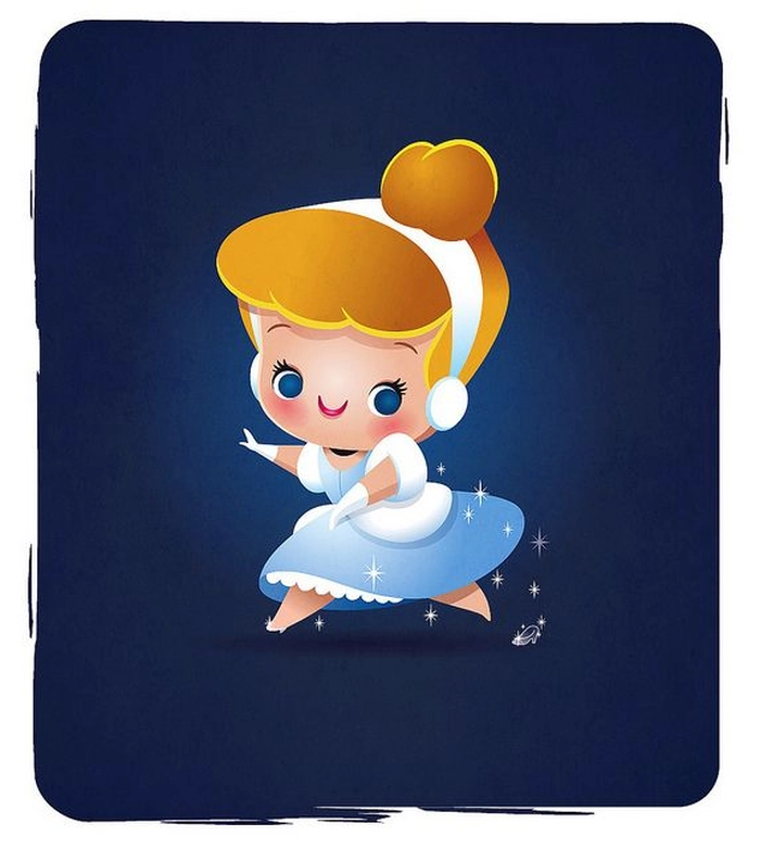 Công chúa Disney chibi cực đáng yêu
