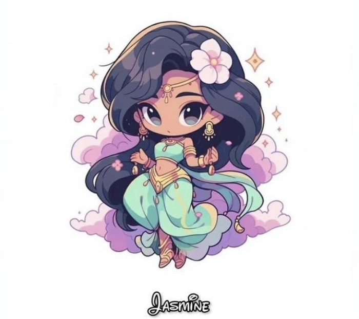 Công chúa Disney chibi dễ thương