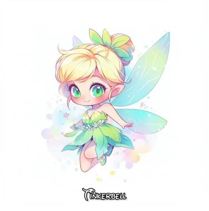 Công chúa Disney cute phiên bản chibi