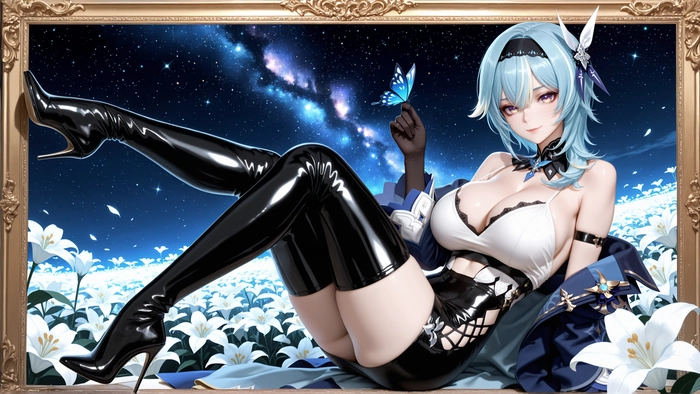 Eula Genshin Impact cosplay nghệ thuật