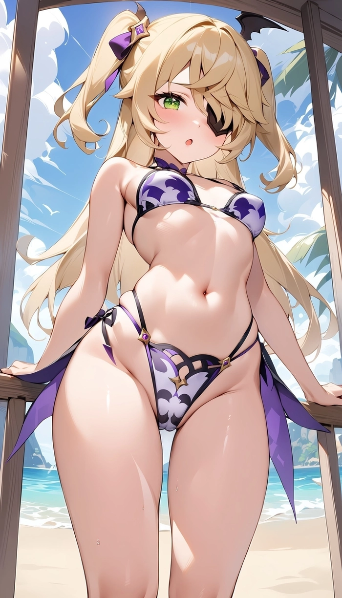 Genshin Impact Fischl fanart độc đáo