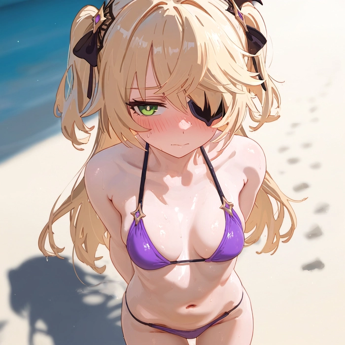Genshin Impact Fischl fanart gợi cảm
