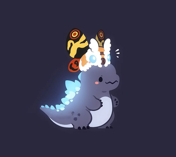 Godzilla chibi dễ thương dành cho người hâm mộ