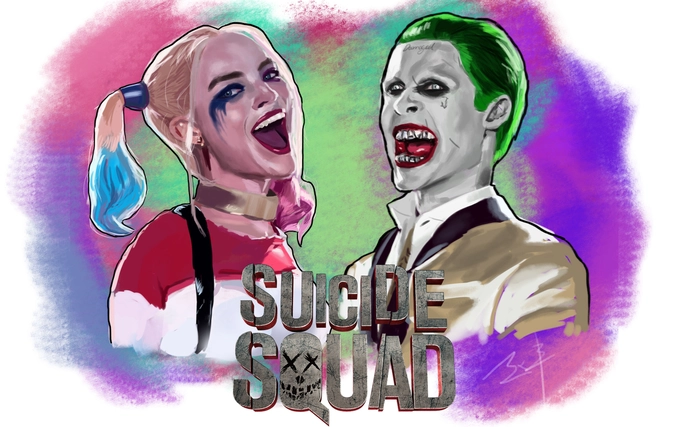 Harley Quinn và Joker ngầu
