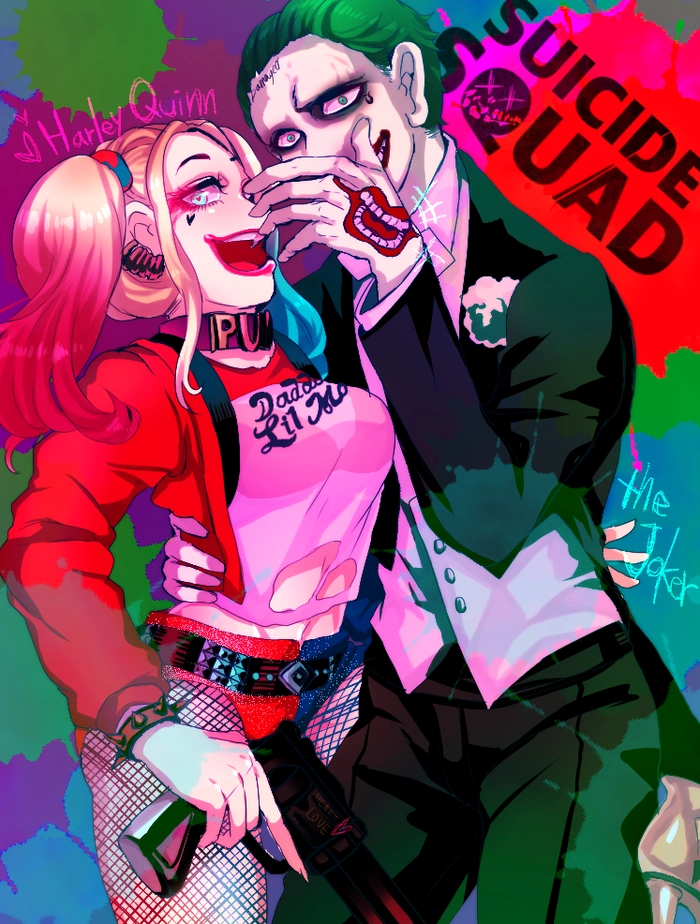 Harley Quinn và Joker sexy táo bạo