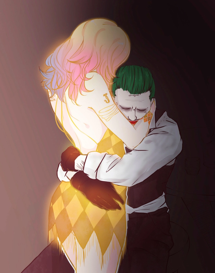 Harley Quinn và Joker tình cảm