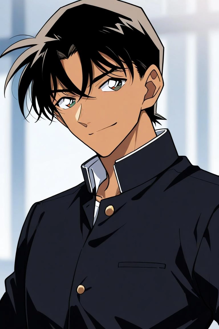Hattori Heiji chibi phong cách dễ thương