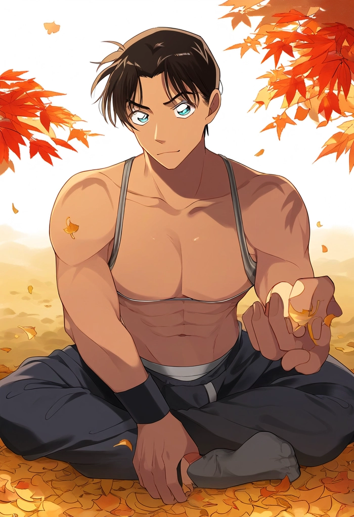 Hattori Heiji ngầu với thần thái mạnh mẽ