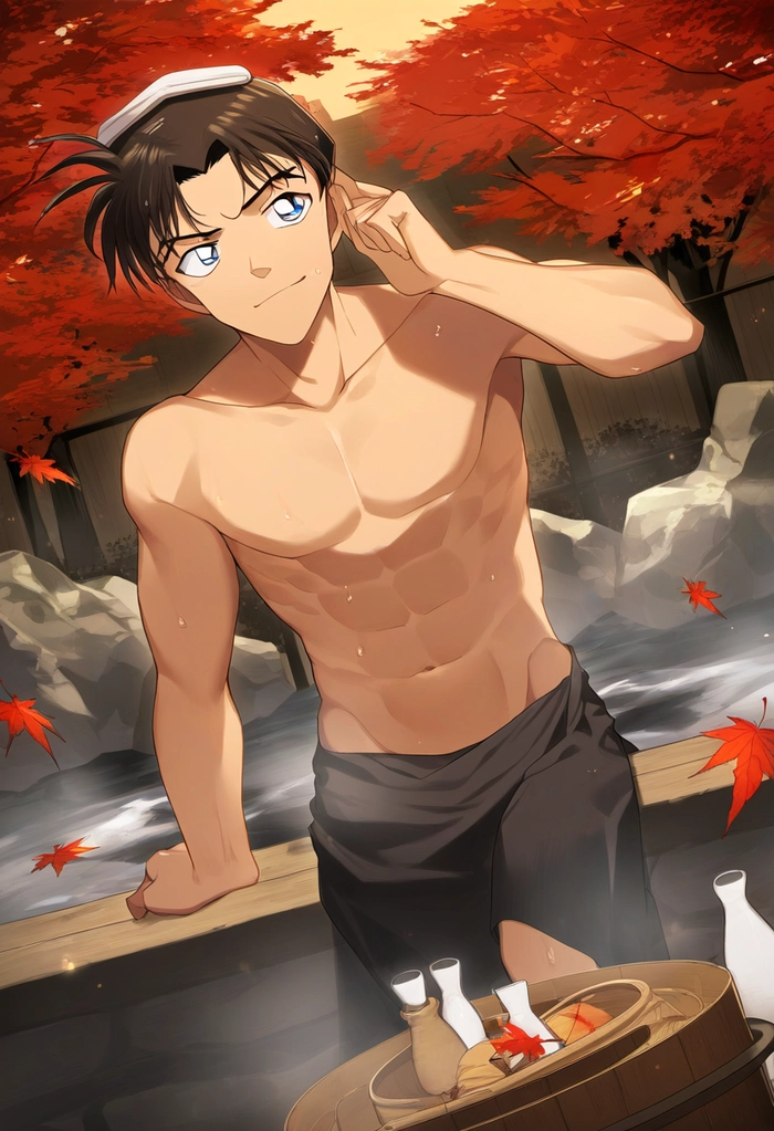 Heiji Hattori đáng yêu tinh nghịch