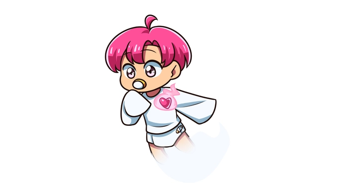 Hiha chibi cute phong cách hoạt hình