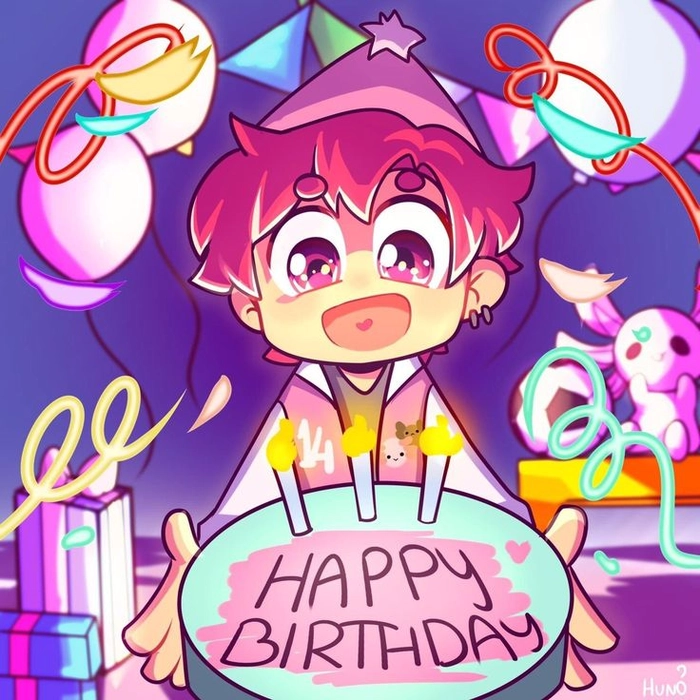 Hiha chibi cute với biểu cảm hài hước