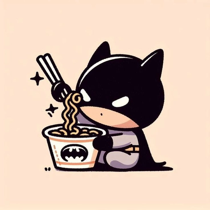 Hình Batman chibi ngộ nghĩnh