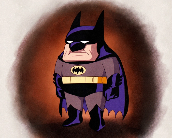 Hình Batman chibi phong cách hài hước