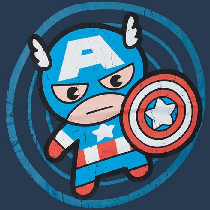 Hình Captain America chibi dễ thương cute