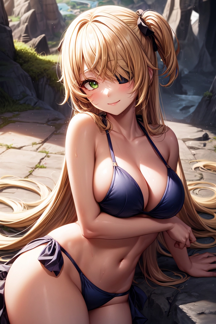 Hình Fischl bikini sexy nóng bỏng