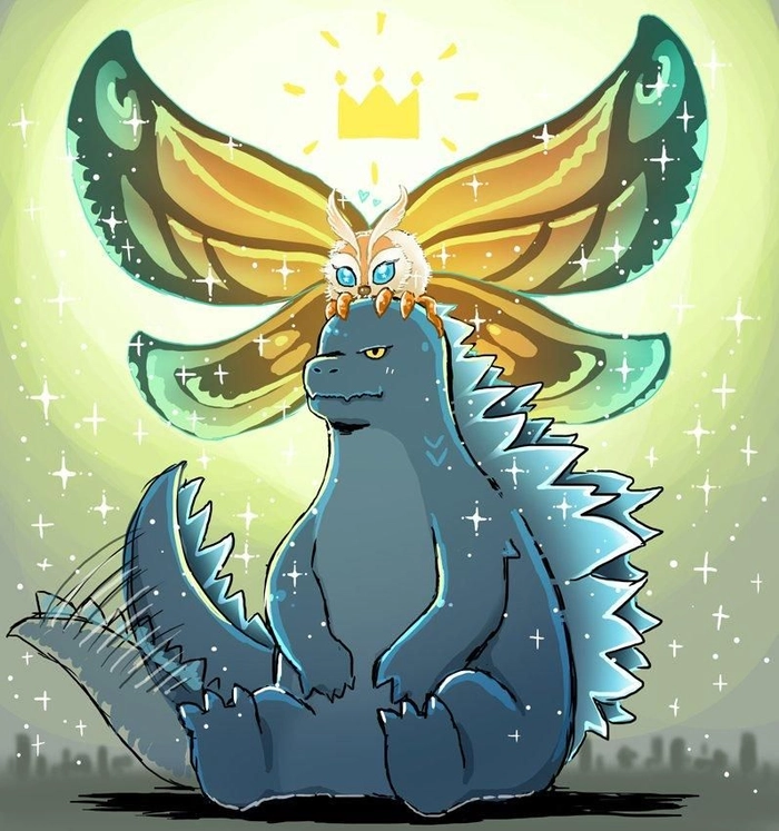 Hình Godzilla chibi cute cho fan