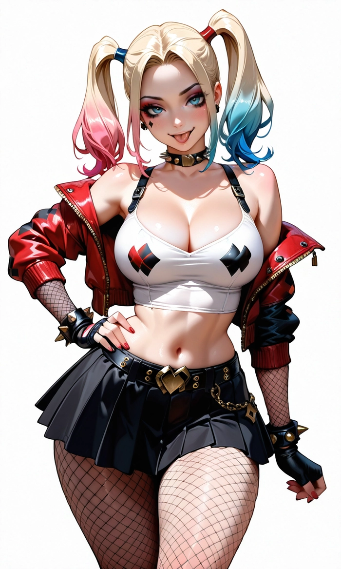 Hình Harley Quinn anime ngầu chất