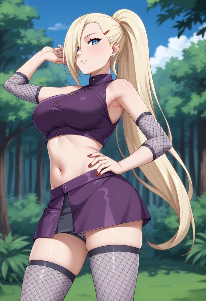 Hình Ino Yamanaka nữ ninja