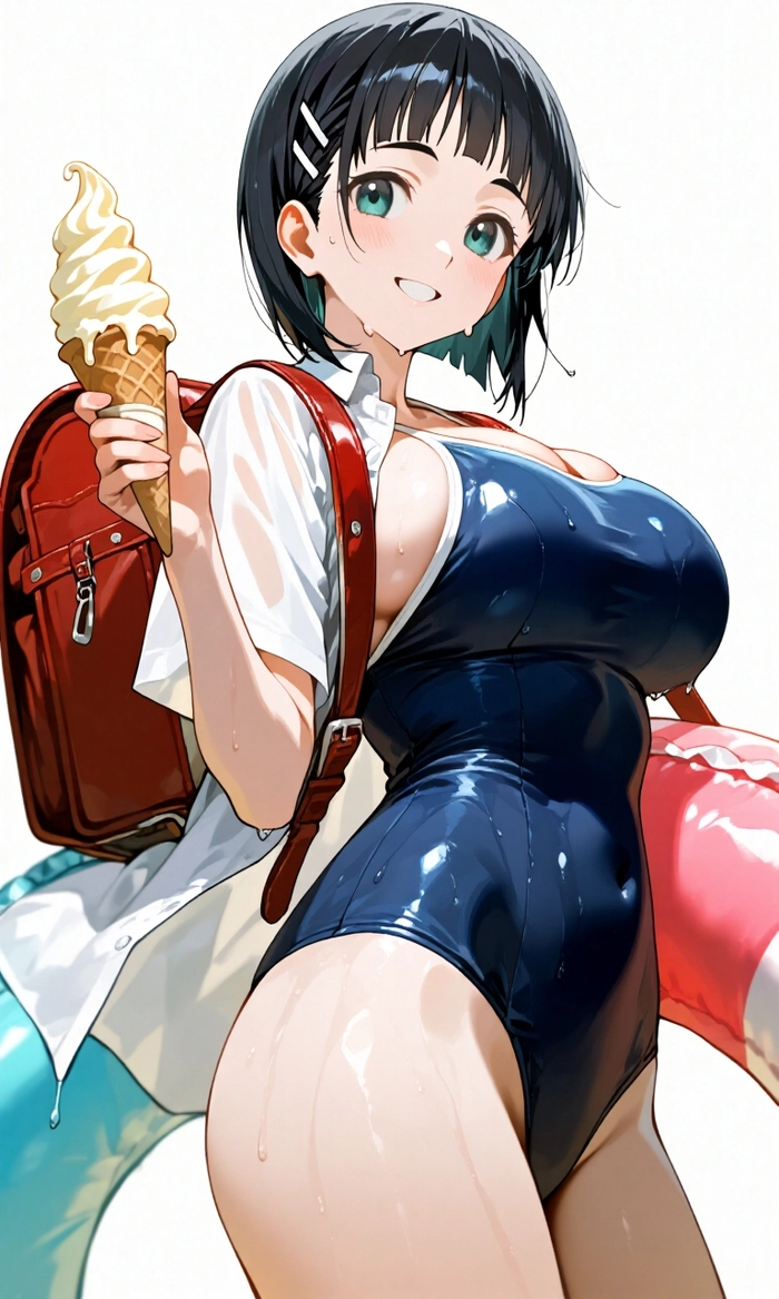 Hình Kirigaya Suguha swimsuit lung linh