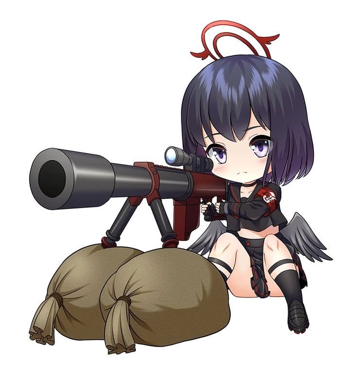 Hình Mashiro Shizuyama Blue Archive chibi xinh đẹp