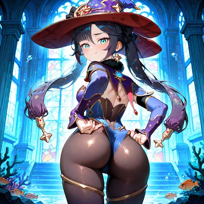 Hình Mona Genshin anime