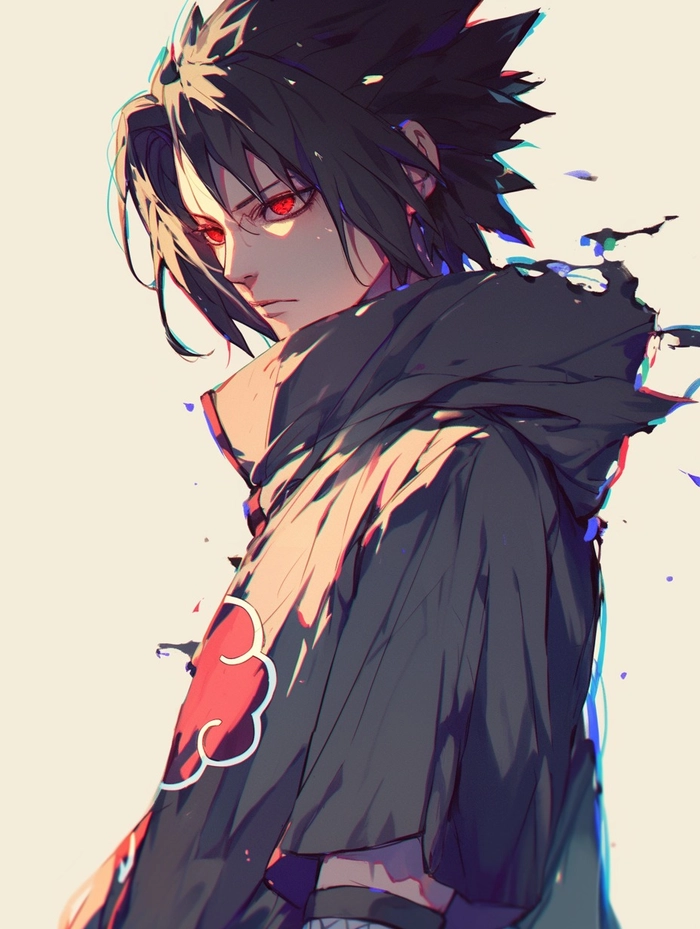 Hình Sasuke 3D cực ngầu và cá tính