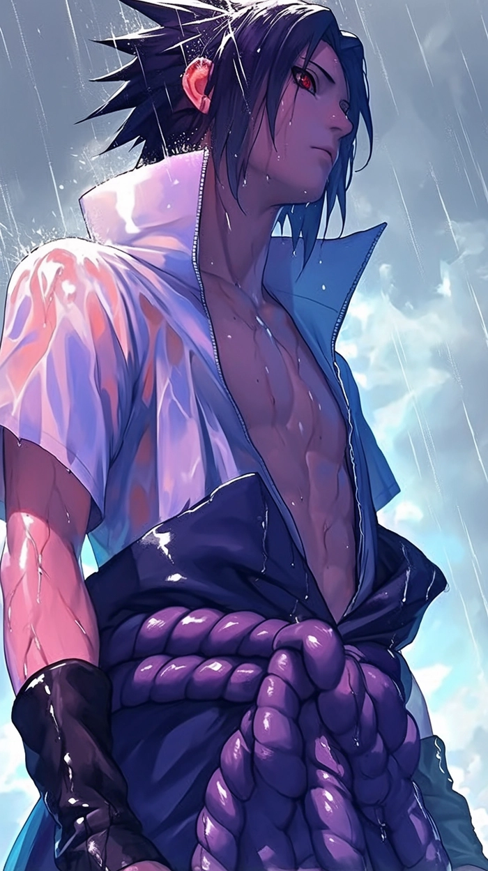 Hình Sasuke đẹp xuất thần trong chiến đấu