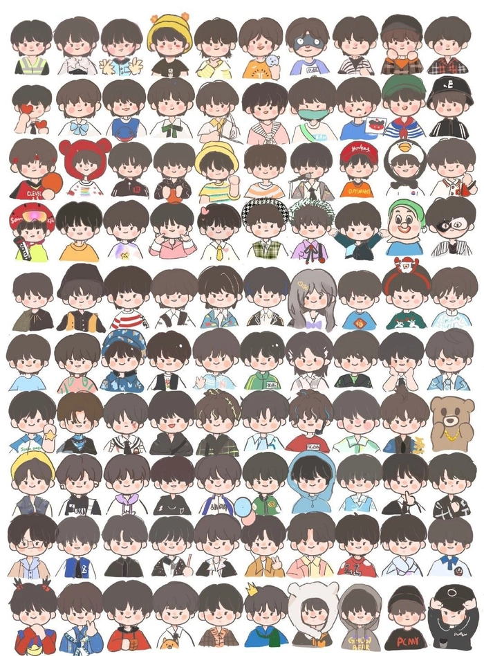 Hình TF Gia Tộc F3 chibi dễ thương xinh xắn