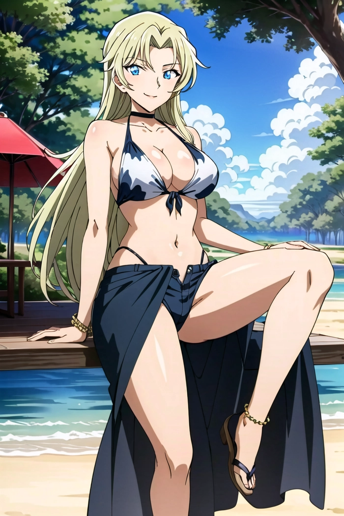 Hình Vermouth Conan cực kỳ ấn tượng