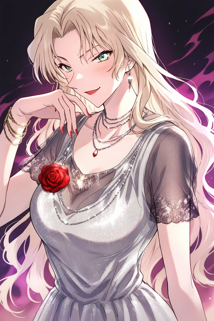 Hình Vermouth Conan phong cách sang trọng