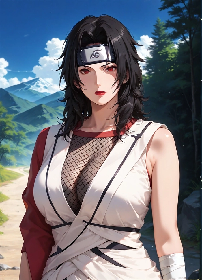 Hình Yuhi Kurenai anime ấn tượng