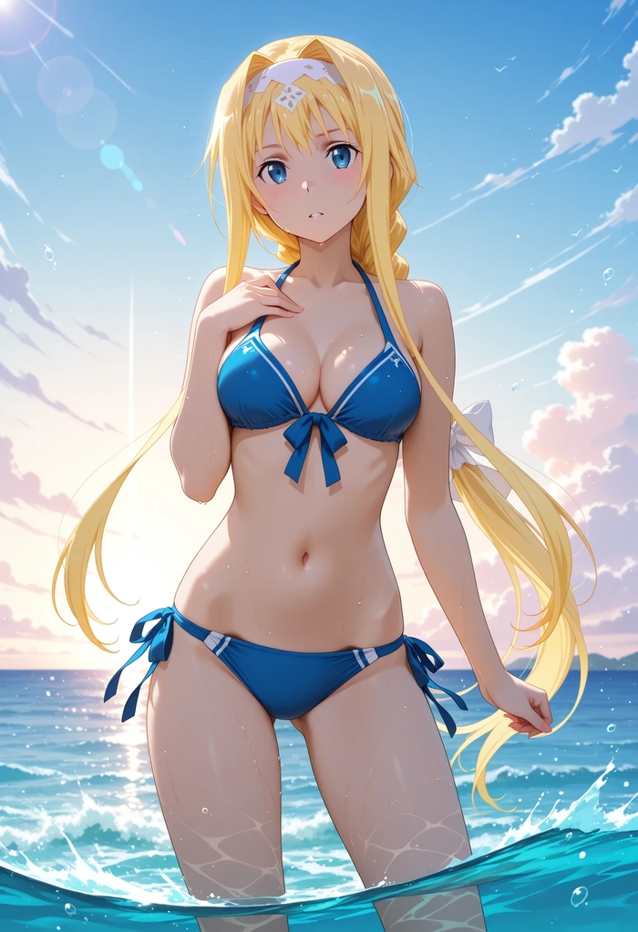 Hình ảnh Alice Zuberg bikini quyến rũ