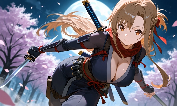 Hình ảnh Asuna ngầu ấn tượng