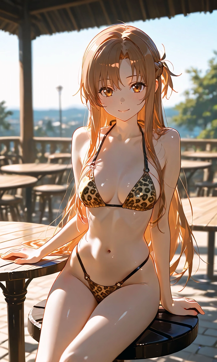 Hình ảnh Asuna sexy quyến rũ bikini