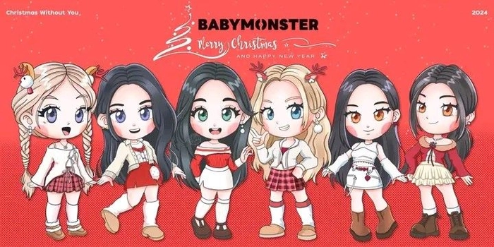 Hình ảnh BABYMONSTER chibi dễ thương cực chất