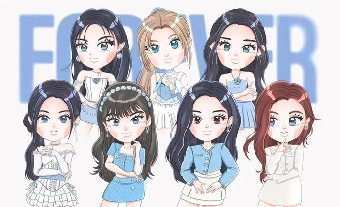 Hình ảnh BABYMONSTER chibi siêu cute và xinh xắn
