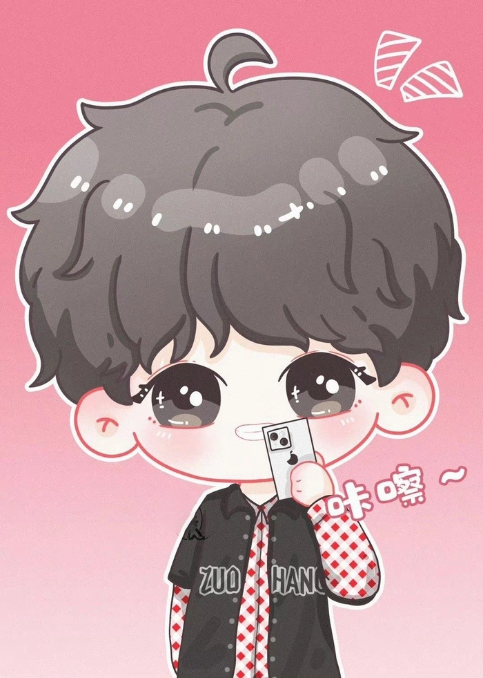 Hình ảnh Chu Chí Hâm chibi đáng yêu