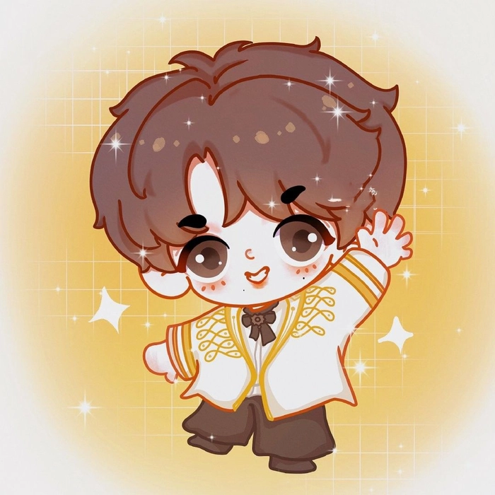 Hình ảnh Chu Chí Hâm chibi dễ thương