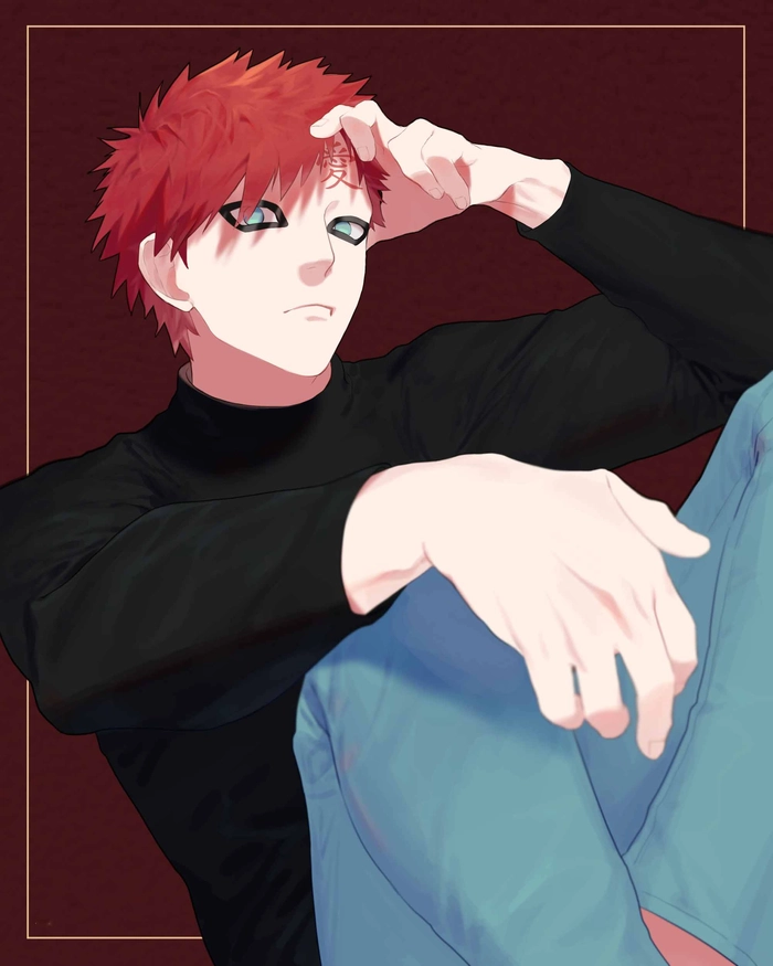 Hình ảnh Gaara anime lạnh lùng cuốn hút