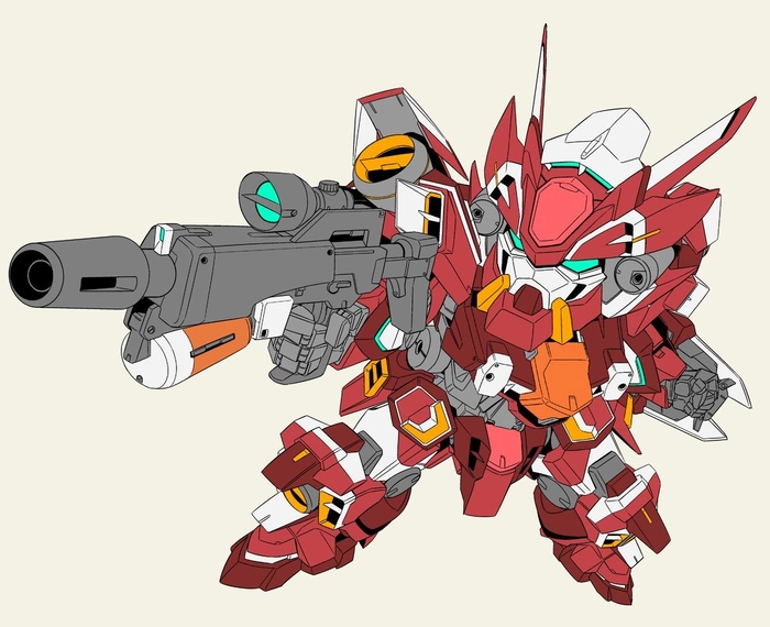 Hình ảnh Gundam chibi anime ngầu lòi