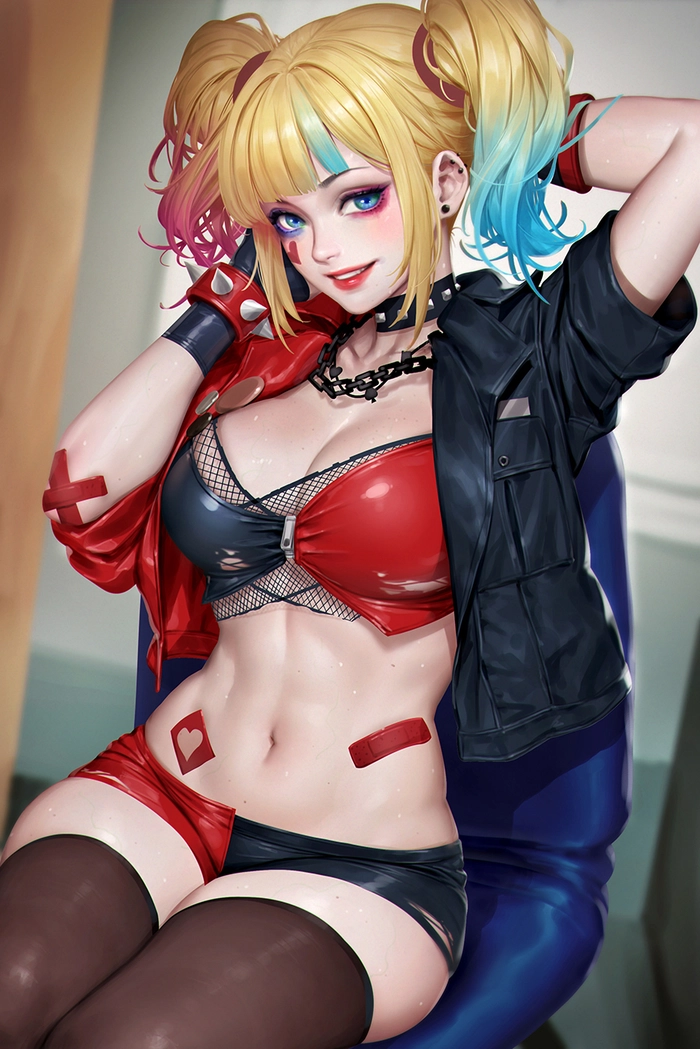 Hình ảnh Harley Quinn anime sexy