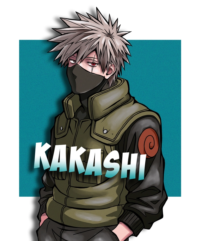 Hình ảnh Hatake Kakashi mang đậm chất riêng