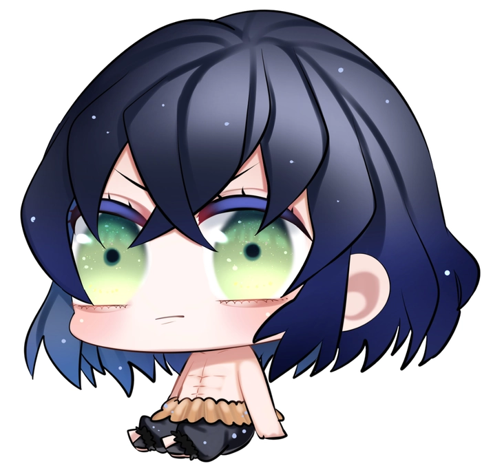 Hình ảnh Inosuke chibi đáng yêu