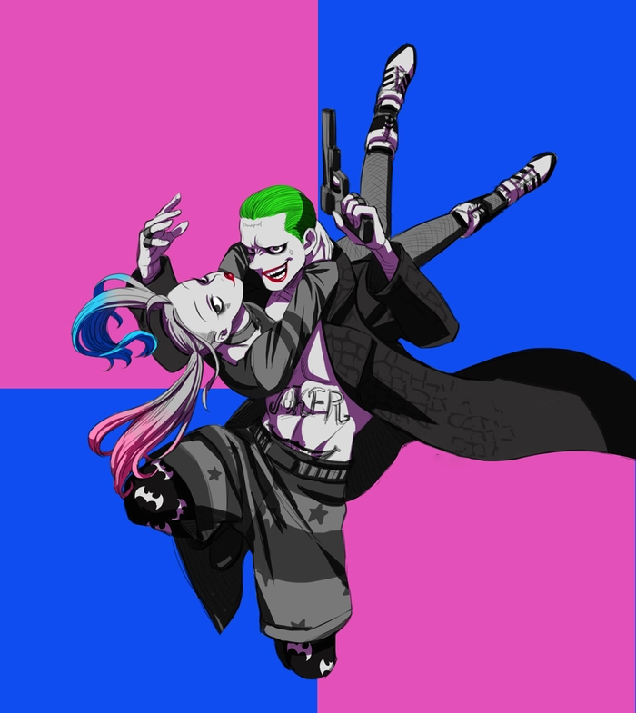 Hình ảnh Joker và Harley Quinn ấn tượng