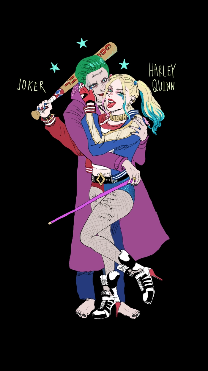 Hình ảnh Joker và Harley Quinn cực ngầu