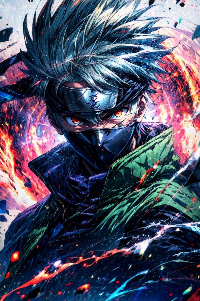 Hình ảnh Kakashi tạo hình đậm khí chất
