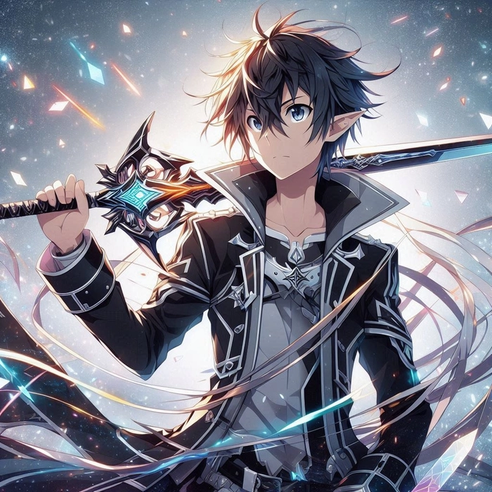 Hình ảnh Kirito trong Sword Art Online