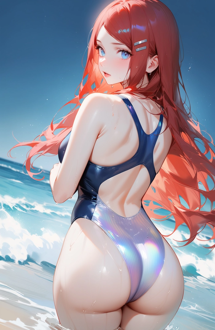 Hình ảnh Kushina Uzumaki swimsuit cute