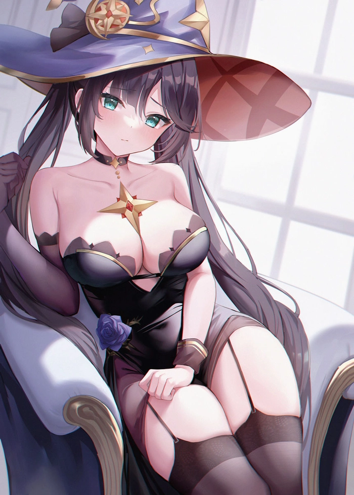Hình ảnh Mona Genshin ấn tượng