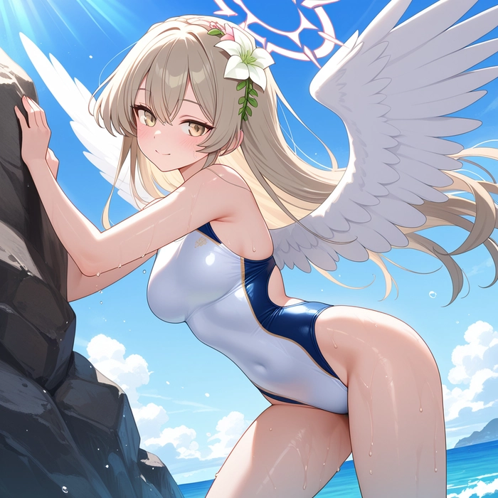 Hình ảnh Nagisa Kirifuji swimsuit mê hoặc